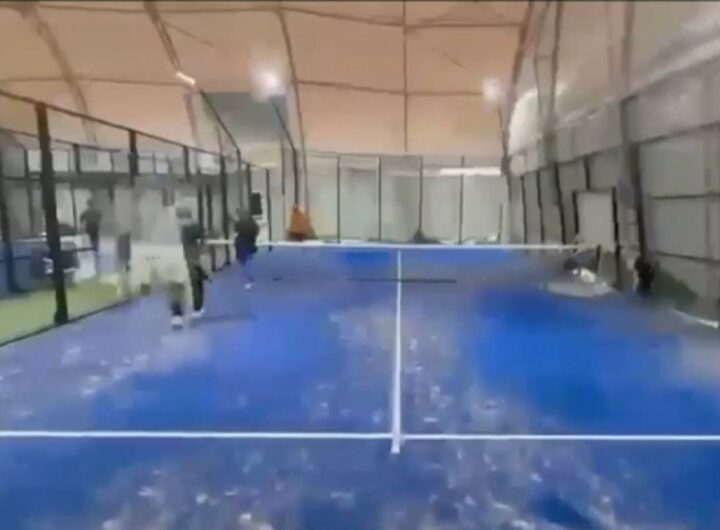 Il crollo del campo da padel