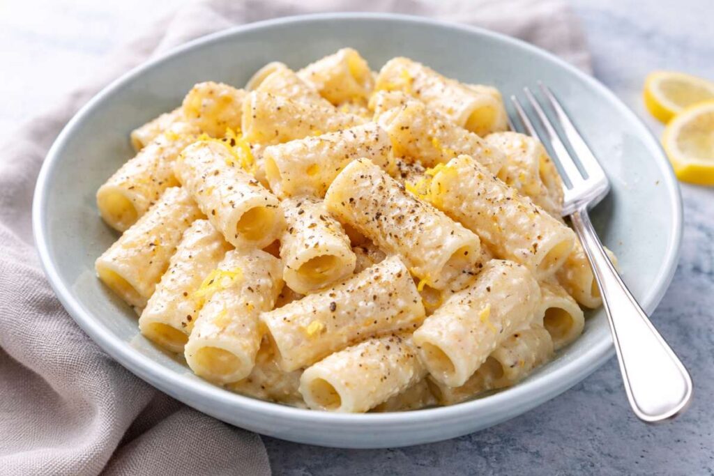 pasta cremosa con ricotta