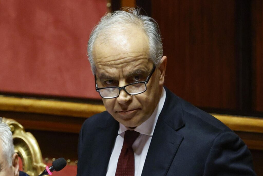 Il ministro dell'Interno, Matteo Piantedosi