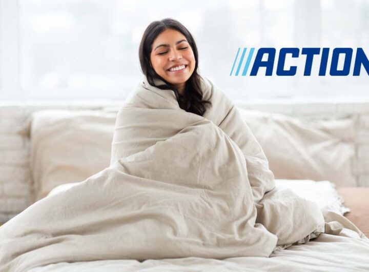 plaid in offerta da action per inverno