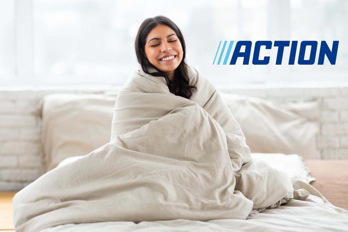 Coperte Plaid in Pile da Action