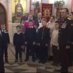 Putin parla in chiesa