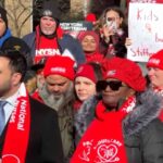 Infermieri in sciopero a New York