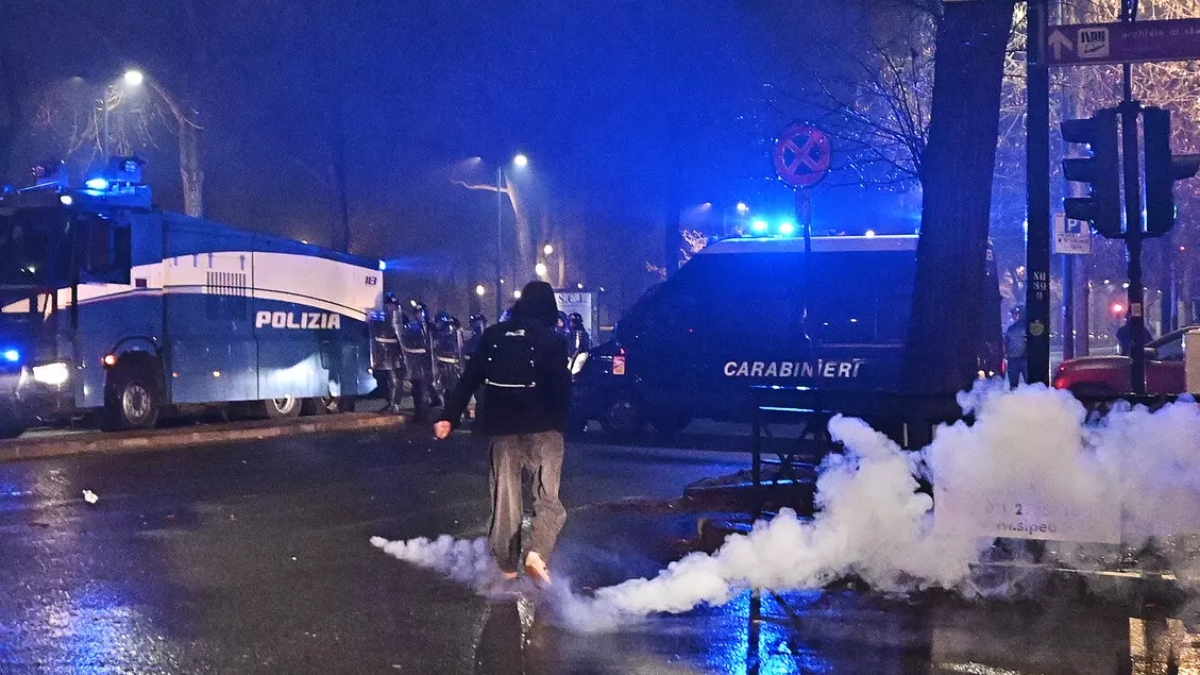 scontri a torino