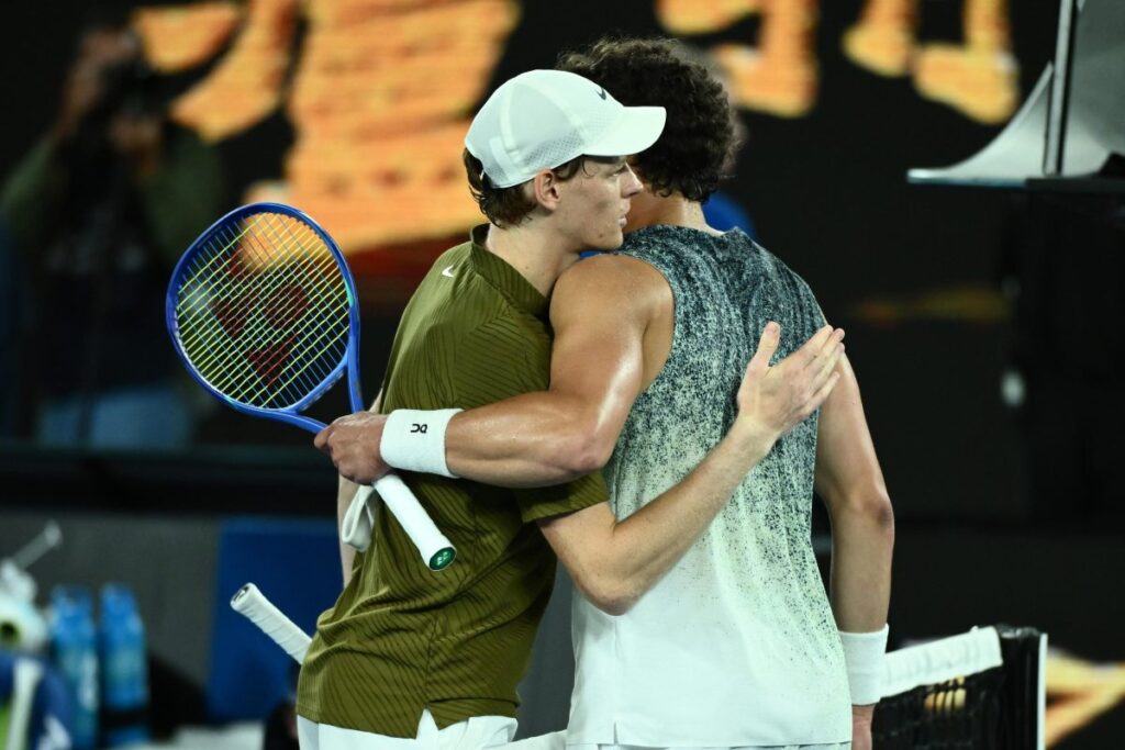 sinner saluta shelton