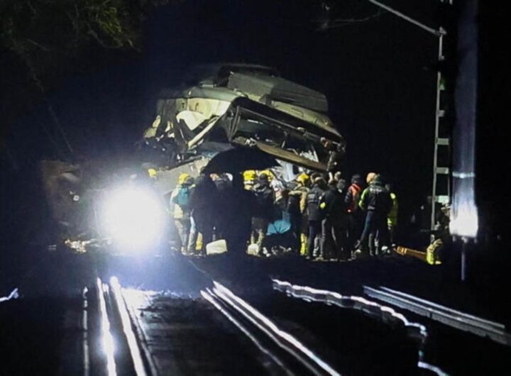 Treno deragliato in Spagna