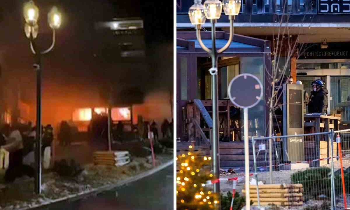 Fiamme a Crans-Montana