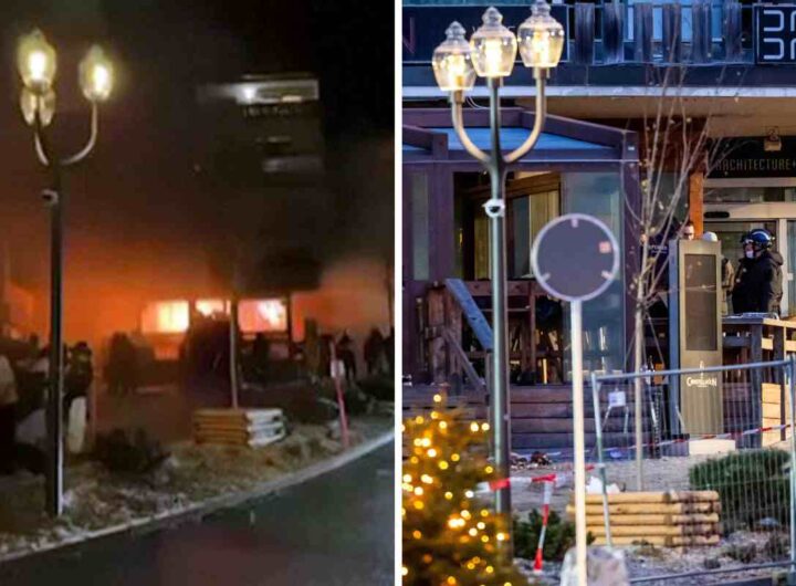 Fiamme a Crans-Montana