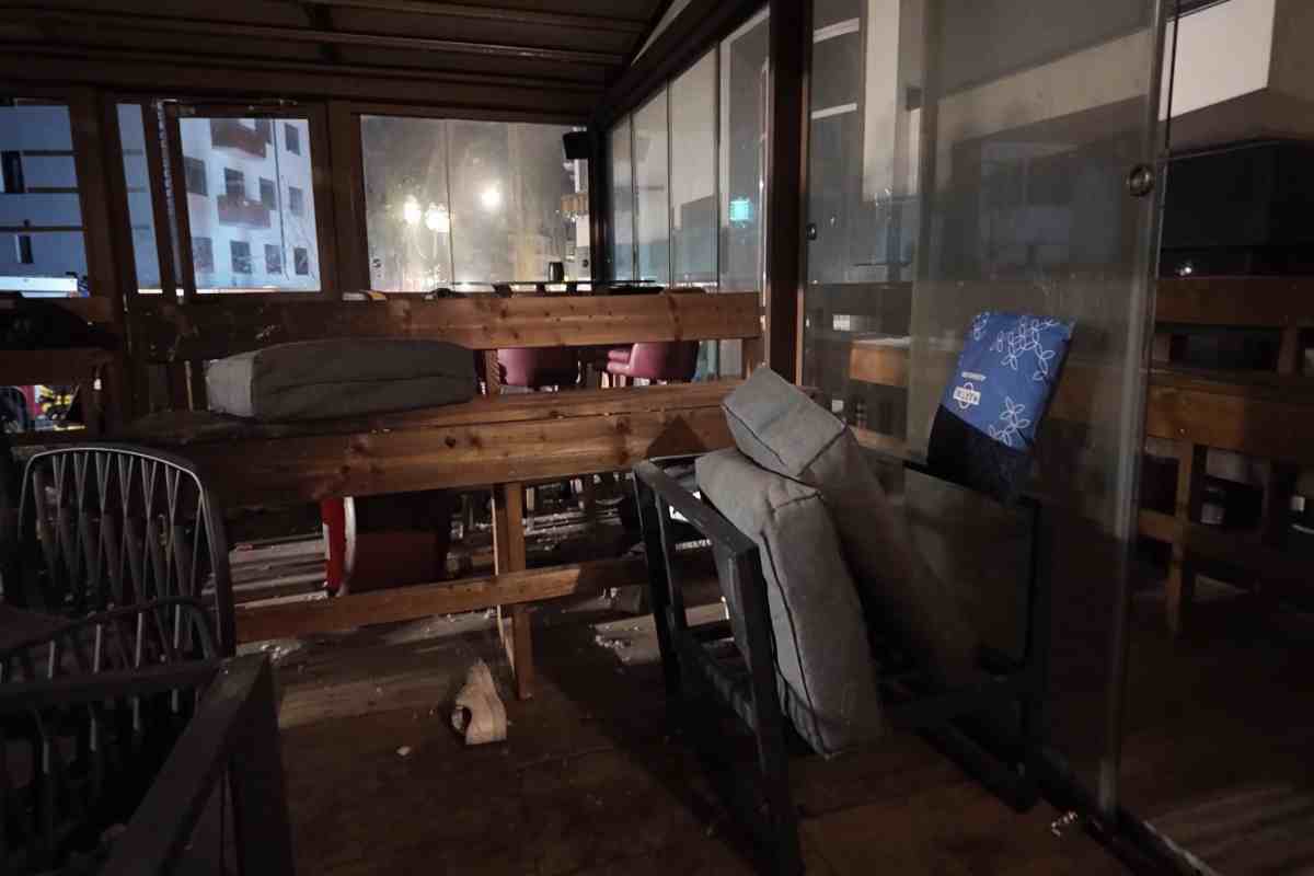 Il locale in fiamme a Crans-Montana