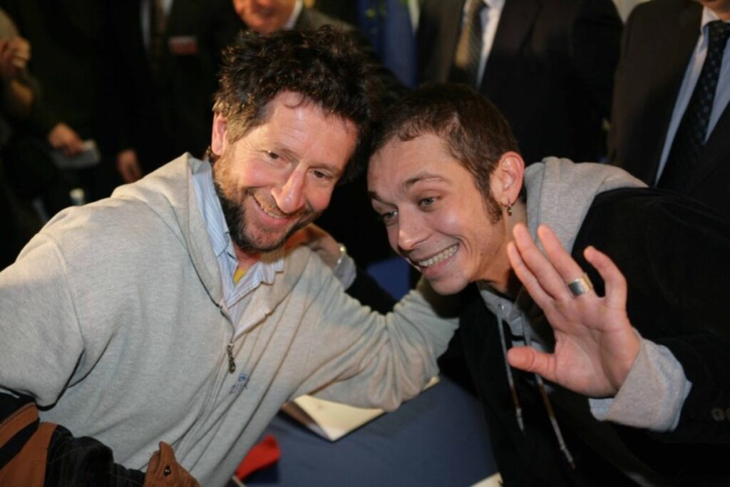 valentino rossi col padre