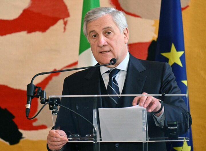 Il ministro degli Esteri, Antonio Tajani