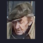 anziano carbonizzato roma