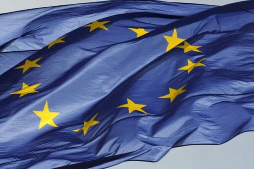 La bandiera dell'Unione Europea