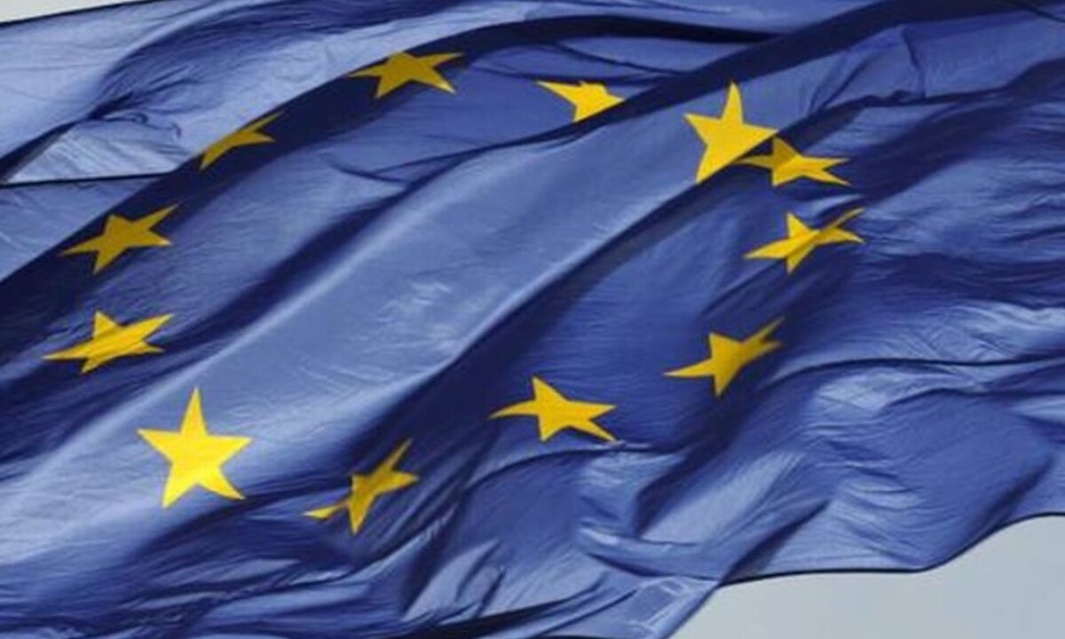 La bandiera dell'Unione Europea