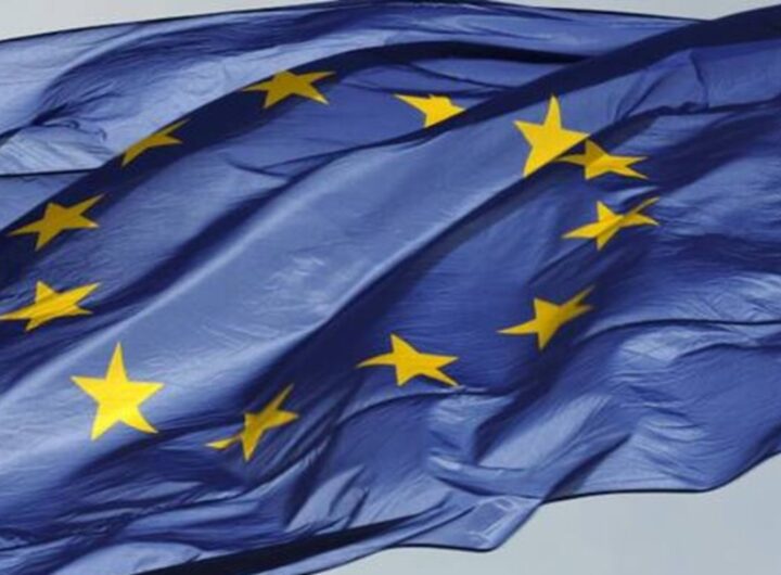 La bandiera dell'Unione Europea