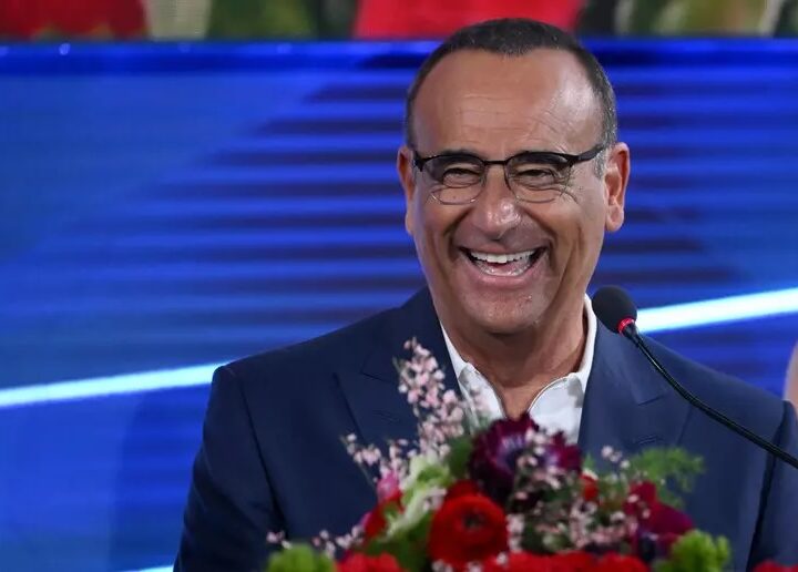 Carlo Conti a Sanremo 2026
