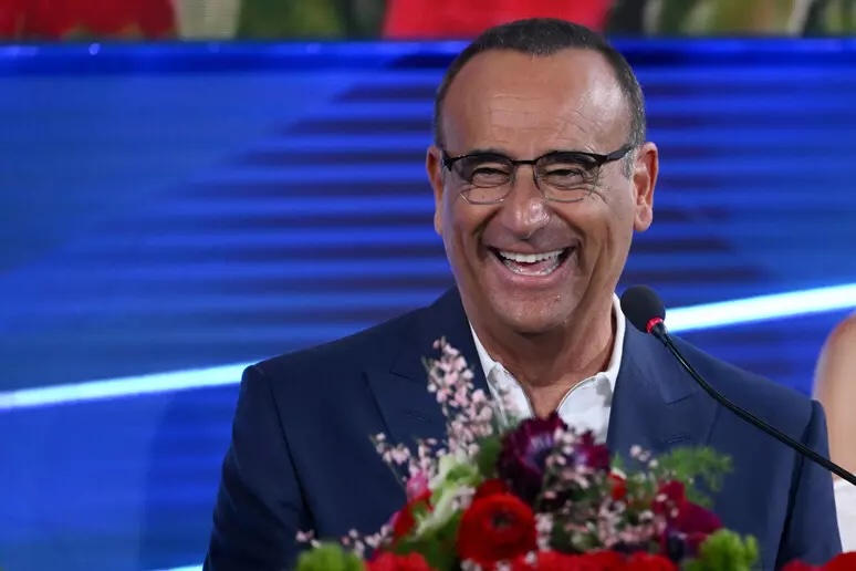 Carlo Conti a Sanremo 2026