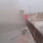 Crollo ponte in Cina