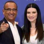 carlo conti e laura pausini
