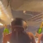 Il momento dell'innesco dell'incendio che ha provocato la strage nel locale a Crans-Montana