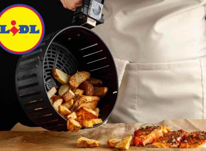 Friggitrice ad aria con grill incorporato, Lidl la propone a meno di una cena di pesce