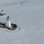 Lago Erie ghiacciato