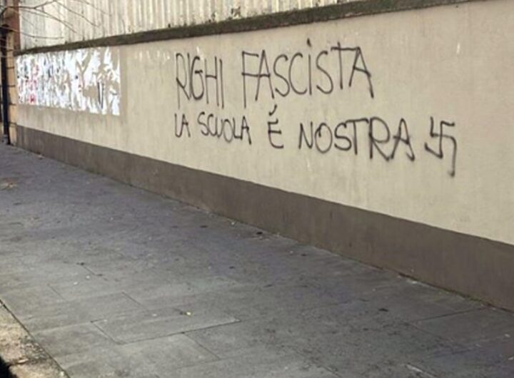 Il raid contro il liceo Righi di Roma