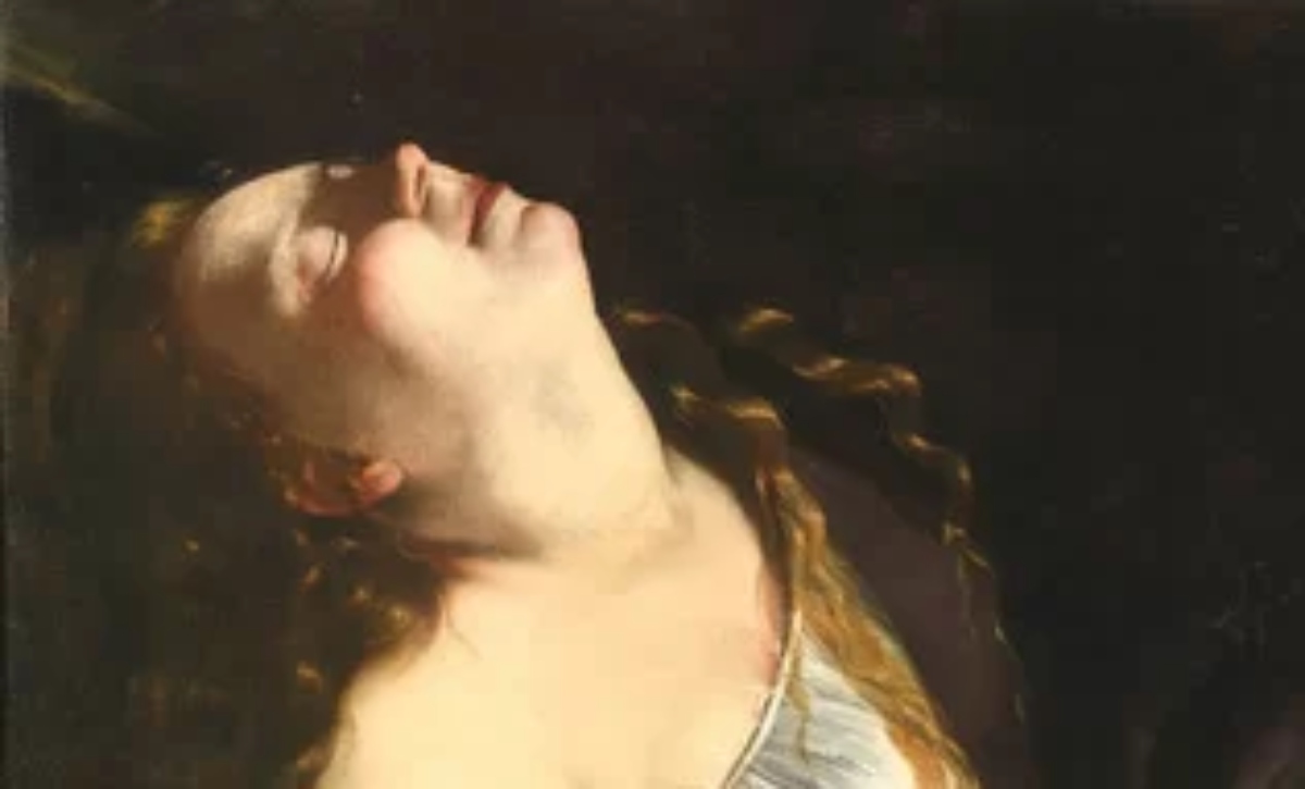 maria maddalena in estasi di artemisia gentileschi