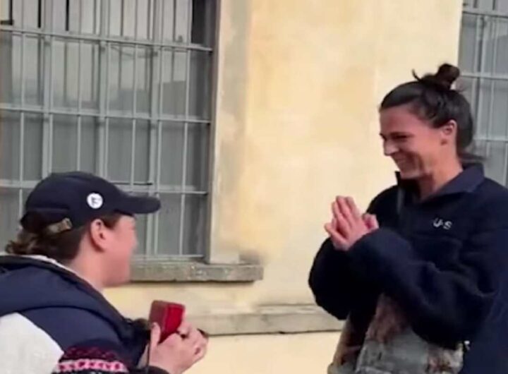 Proposta di matrimonio alle Olimpiadi