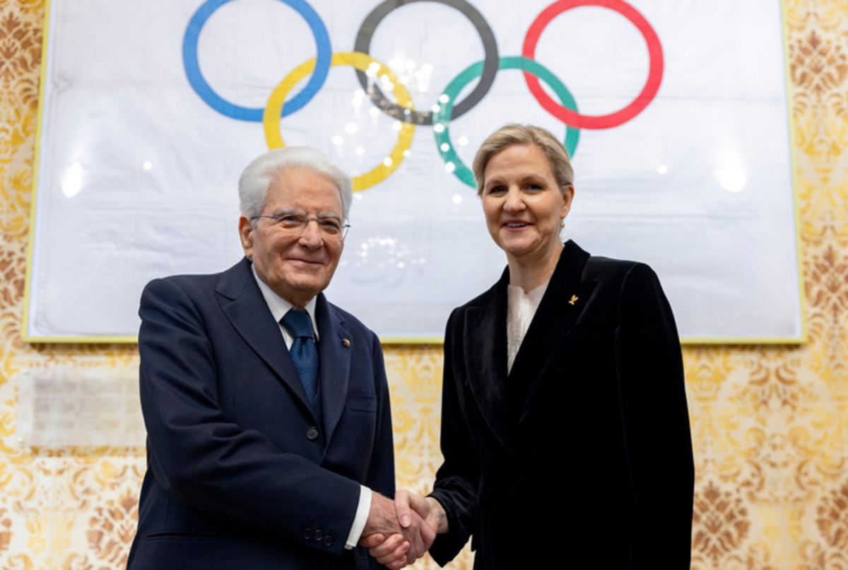 sergio mattarella e kirsty coventry