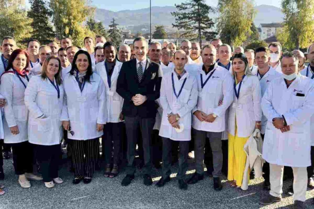 I medici cubani presenti in Calabria