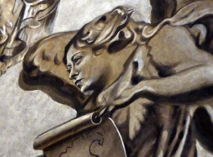 Il volto della Meloni