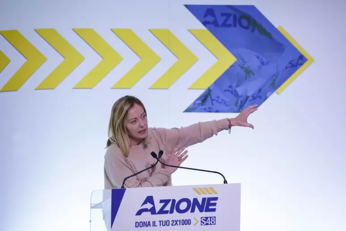 meloni al congresso di azione