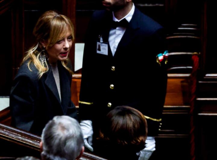 meloni in parlamento