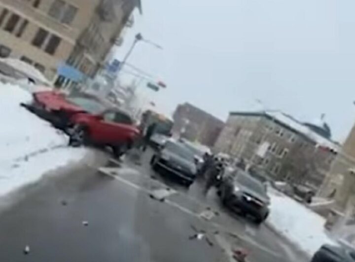 Il mega incidente provocato dall'Ice