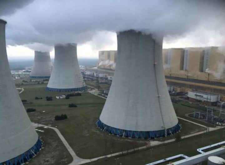 Una centrale a carbone