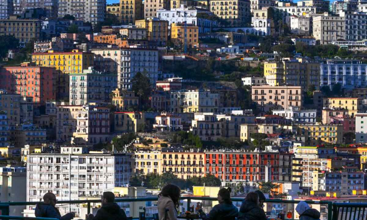 veduta di palazzi in città