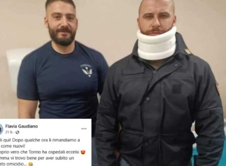 poliziotti feriti torino