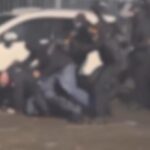 Il poliziotto martellato