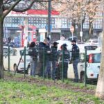 Polizia in strada a Milano