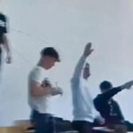 saluti fascisti in aula