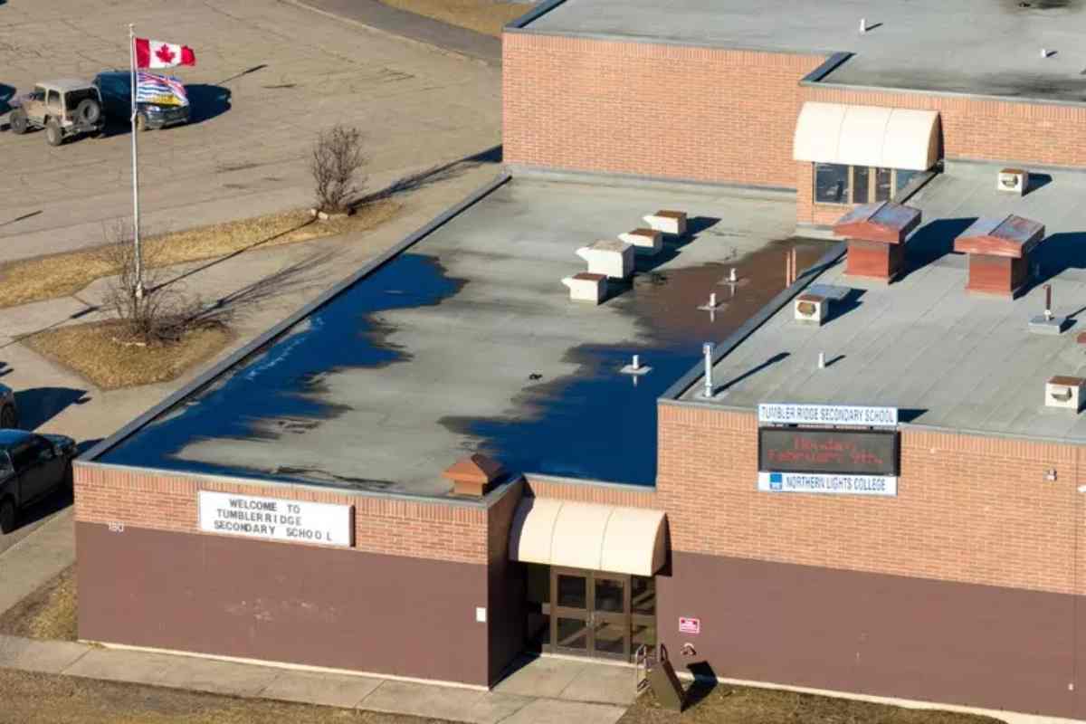 Nella foto il luogo della strage in Canada