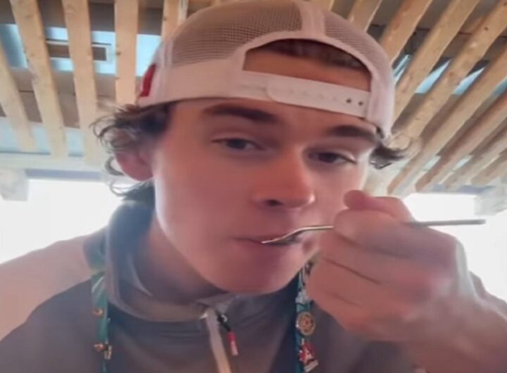 Lo snowboarder svizzero Jonas Hasler