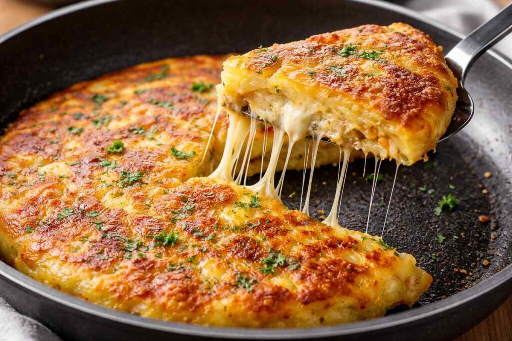 tortino filante con patate