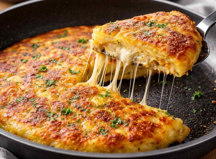 tortino filante con patate