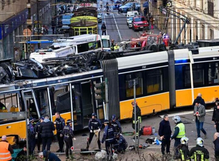 incidente tram milano