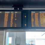 Il tabellone dei treni