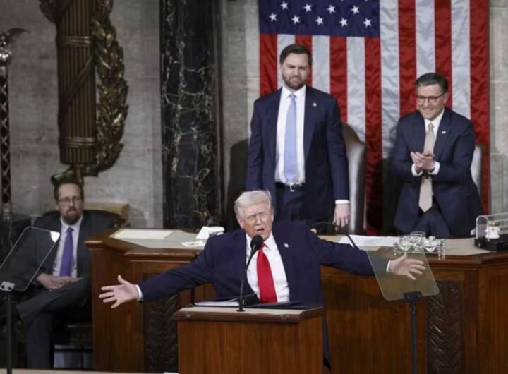 Trump parla dello Stato dell'Unione