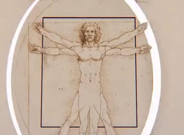 L'uomo vitruviano censurato
