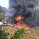 aereo schianto colombia